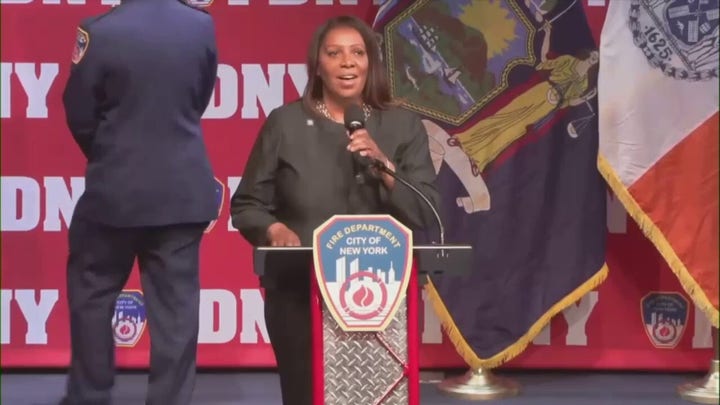 New York Attorney General Letitia James booed at FDNY ceremony