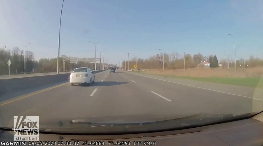 Car hood flies off vehicle: See the unexpected moment caught on camera!