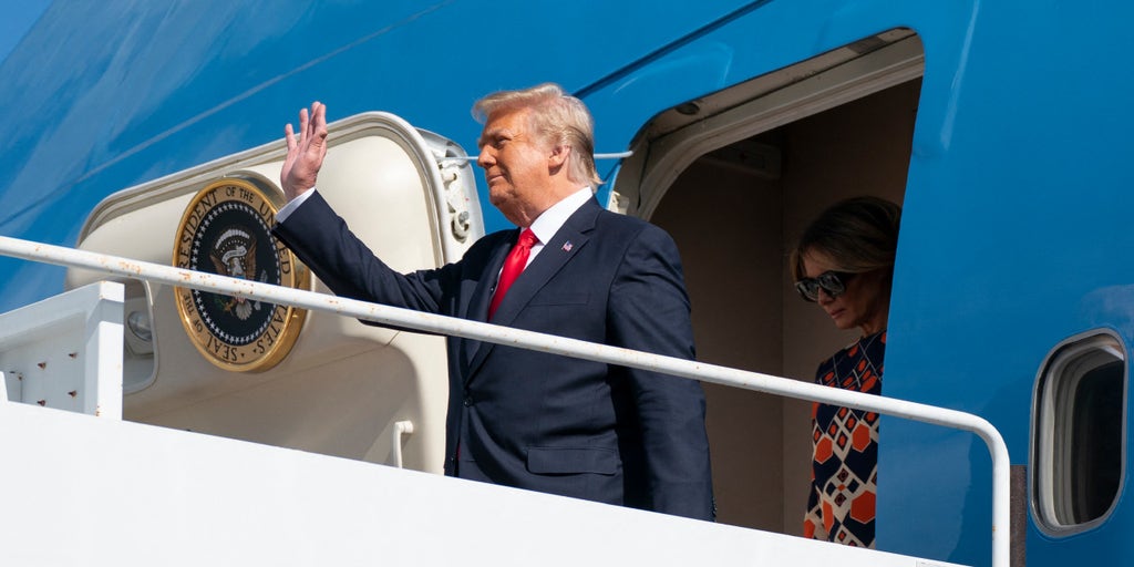 WATCH LIVE: President Trump arrives in Florida after busy week at White House