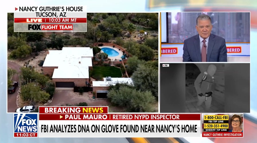 Nancy Guthrie disappearance: FBI investigating new DNA evidence on glove 