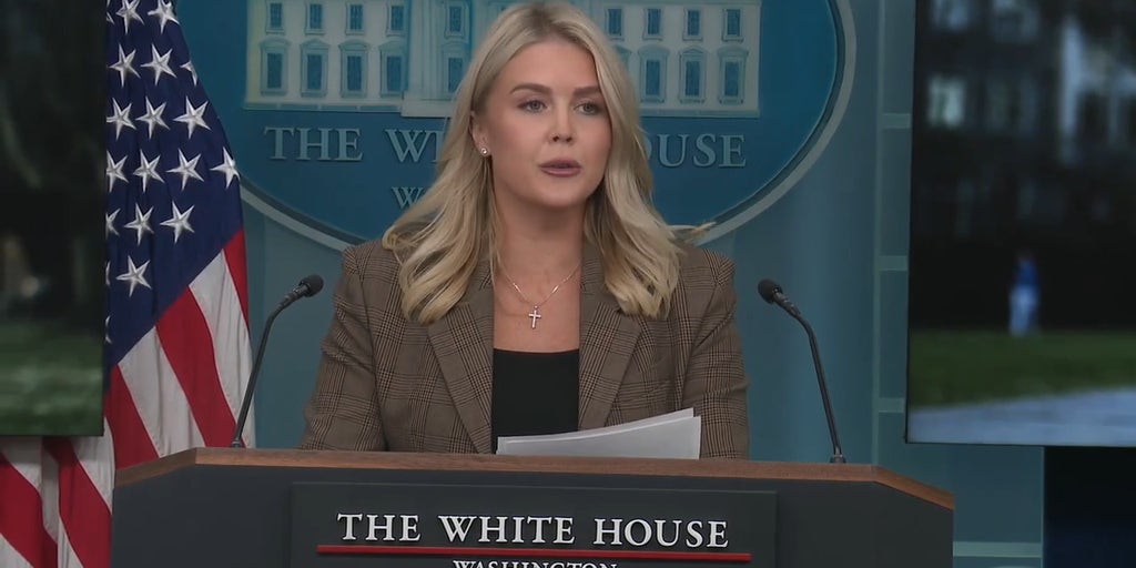 Leavitt says Erika Kirk showed 'one of the greatest acts of grace this world has ever seen'