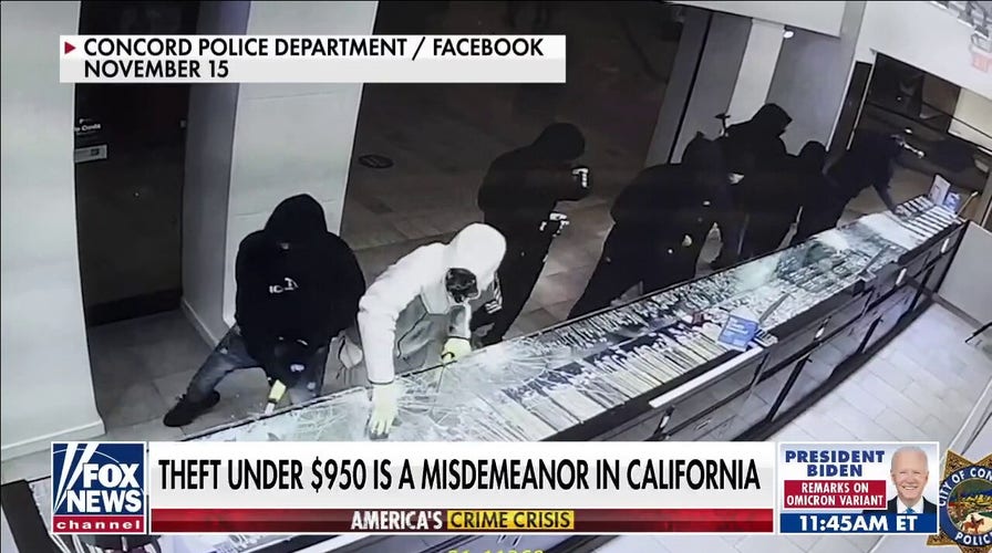 California crime policies under fire amid surge in smash-and-grab robberies