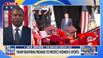 Trump sends message to female athletes, young people at Alabama commencement speech