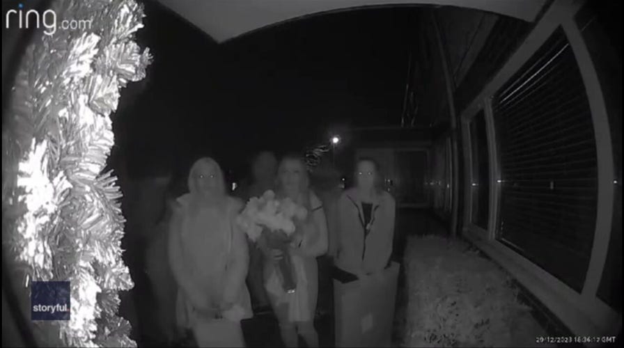 Group of friends surprise one of their own in a heartwarming video