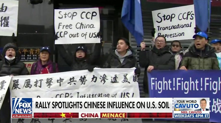 Bipartisan rally protesting China’s surveillance in US