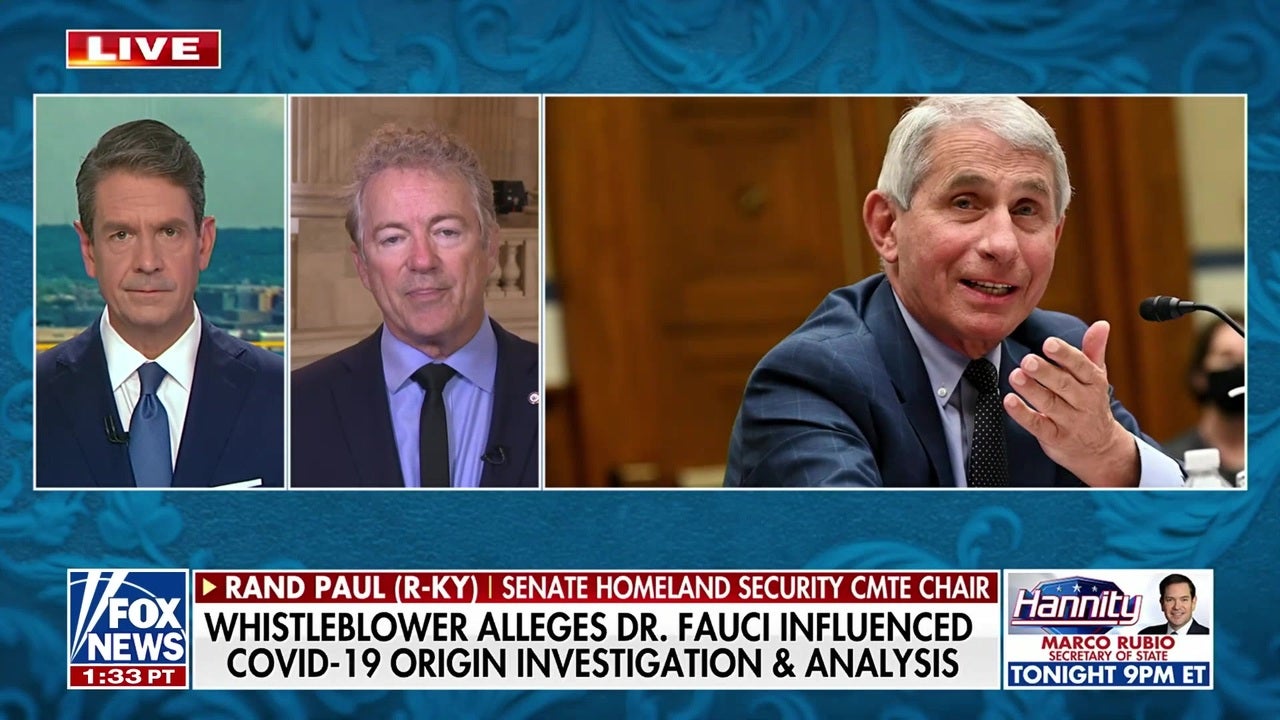Rand Paul alleges Fauci ‘overruled’ CIA scientists in COVID-19 origin investigation