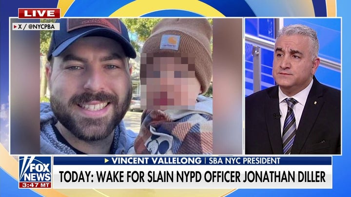 Union president slams anti-police politicians after NYPD officer's death: 'They're the villains in this story'