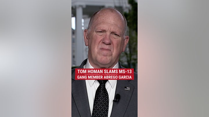 Tom Homan slams MS-13 gang member Kilmar Armando Abrego Garcia and his sympathizers 