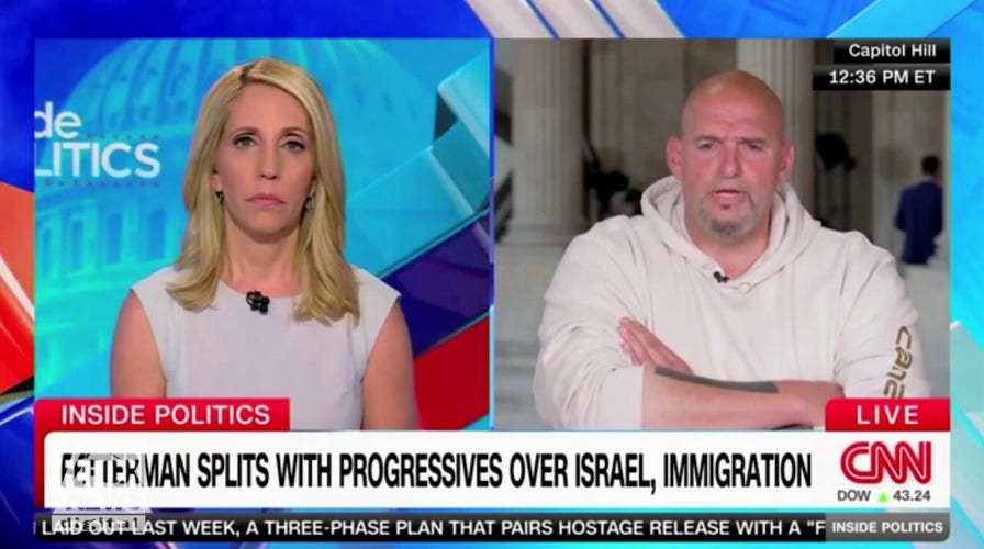 Sen. Fetterman tells CNN he's 'not a progressive,' says the label left him 