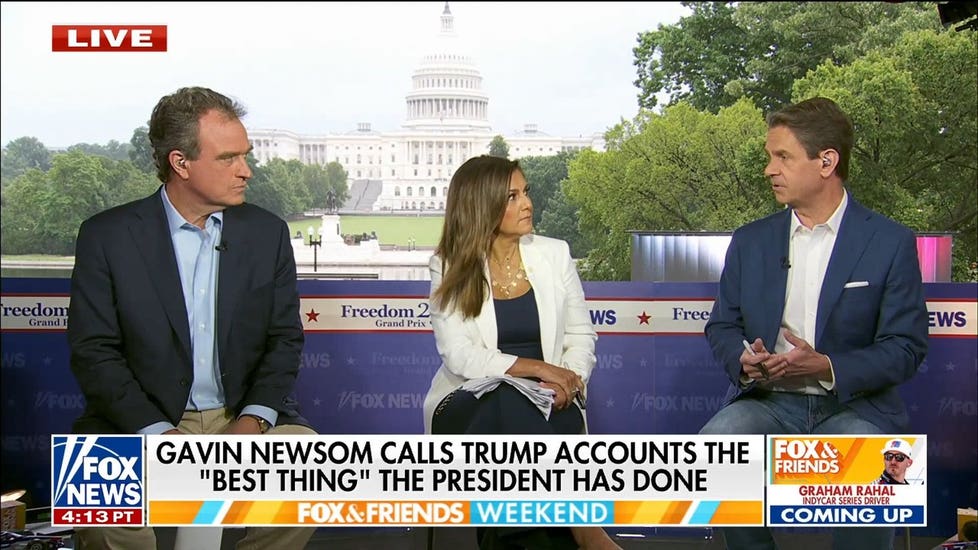 Gavin Newsom urges families to embrace Trump accounts