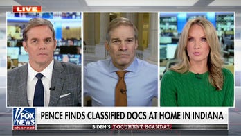 Rep. Jim Jordan stresses 'equal treatment under the law' over Pence's classified doc discovery