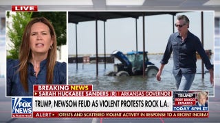 Sarah Huckabee Sanders calls out Newsom for 'insane' National Guard fight