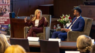 FOX News Media CEO Suzanne Scott discusses the business of television at the University of South Carolina’s Baldwin Business and Financial Journalism Lecture Series