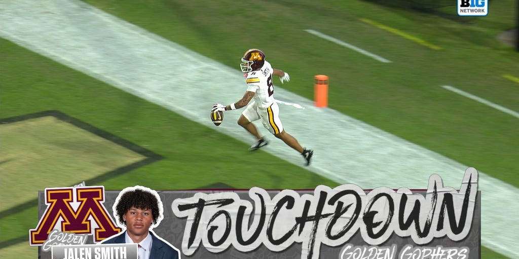 Drake Lindsey connects with Jalen Smith for 42-yd TD, pass cutting Minnesota's deficit vs Purdue