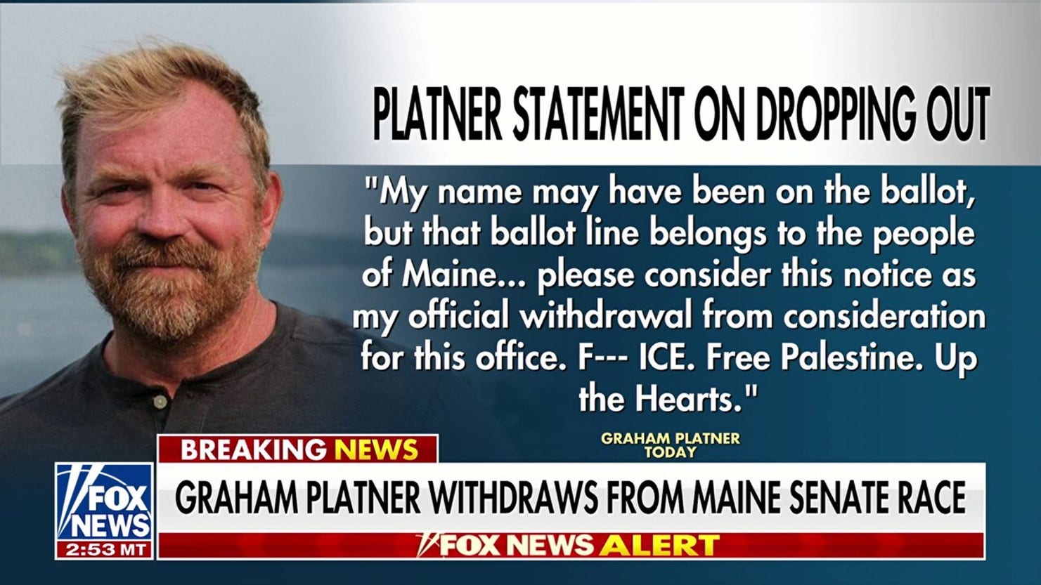 Graham Platner officially drops out of Maine Senate race, takes aim at ICE