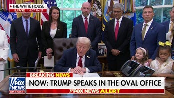 Trump addresses pediatric cancer treatment advancements in executive order signing