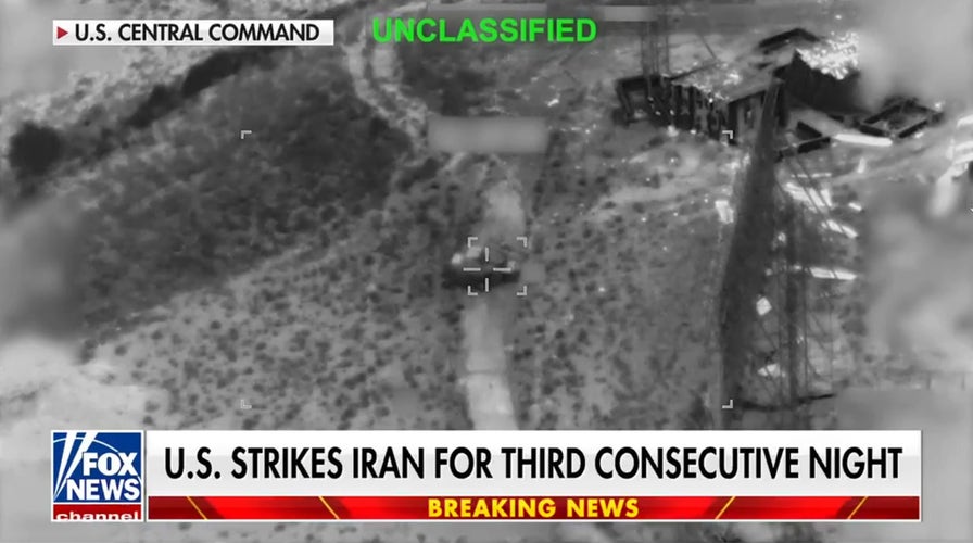 US launches third consecutive night of strikes on Iran as Trump renews naval blockade