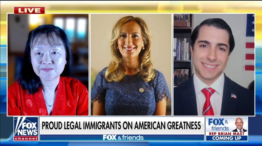 Proud legal immigrants on American greatness