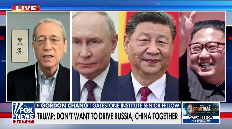 ‘Natural partners’ China and Russia share the ‘same enemy’ --- the US: Gordon Chang