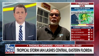 Tampa witnesses dangerous wind, rain conditions from Hurricane Ian