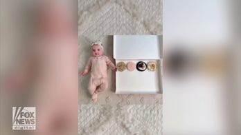 Mom celebrates baby girl’s first year with cookies