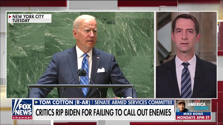 Sen. Cotton Rips Biden's UN Speech: A Lot Of The World 'just Laughs' At ...