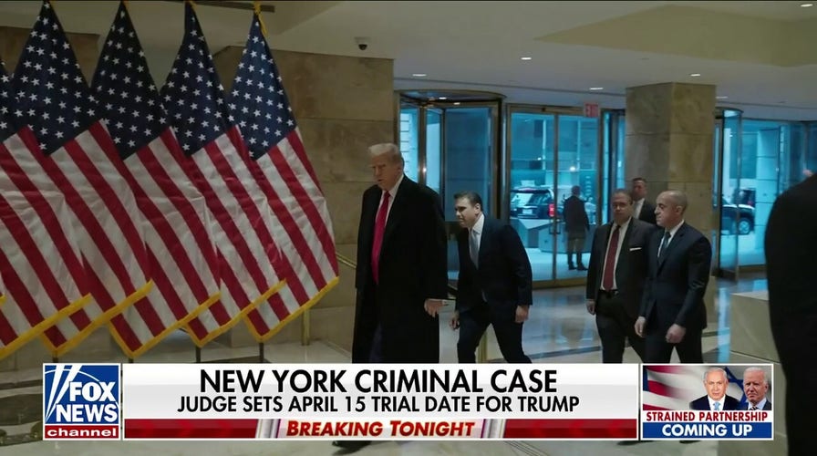April 15 trial date set for Trump in NY case