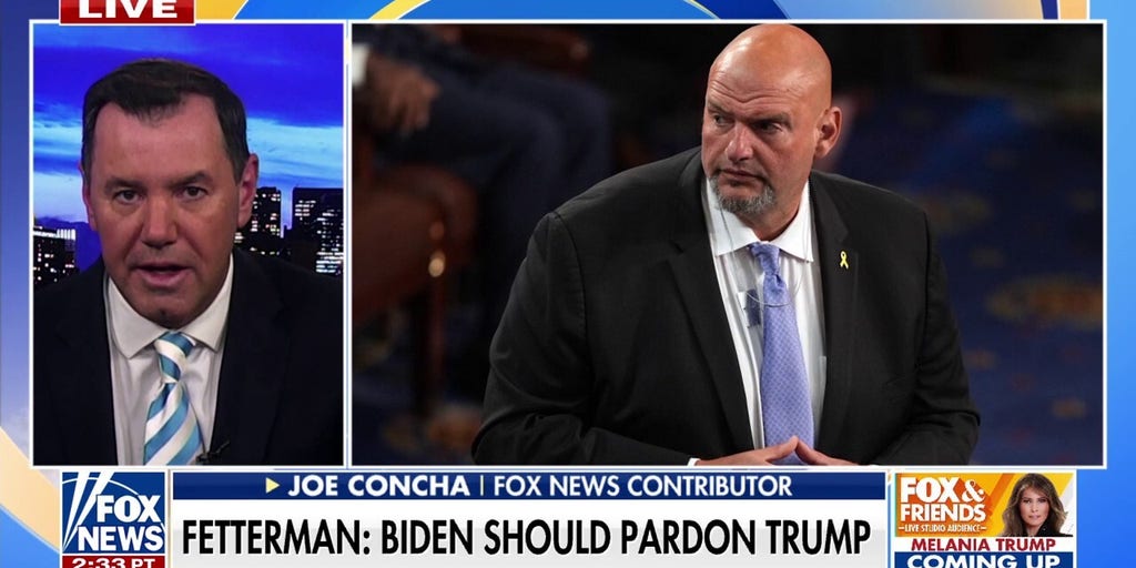 Sen. Fetterman makes the case for Biden pardoning Trump