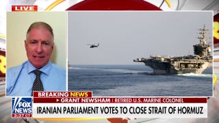 Expert sounds alarm on China's support for Iran as parliament moves to close Strait of Hormuz