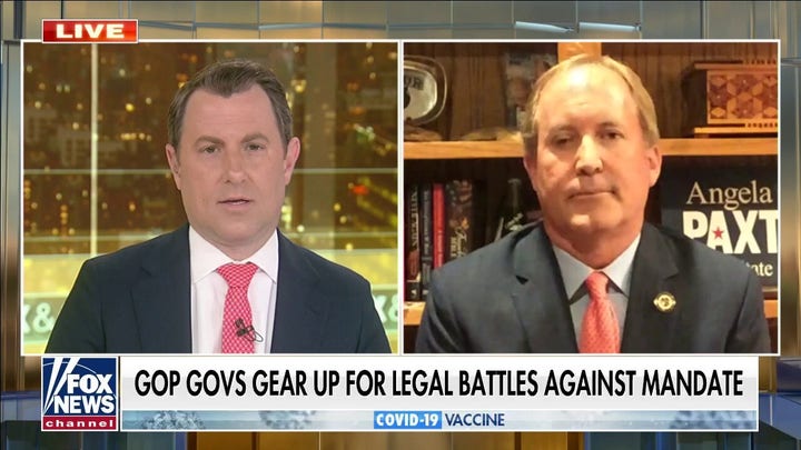 Texas attorney general blasts Joe Biden's vaccine mandate: 'Unprecedented' 
