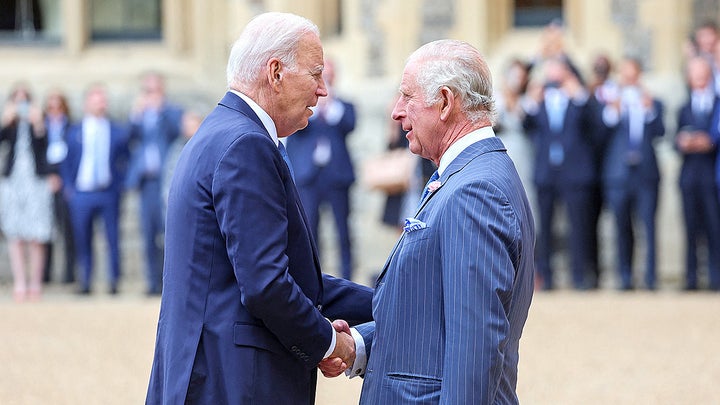 WATCH LIVE: Biden bonds over tea with King Charles as the two leaders talk climate issues 