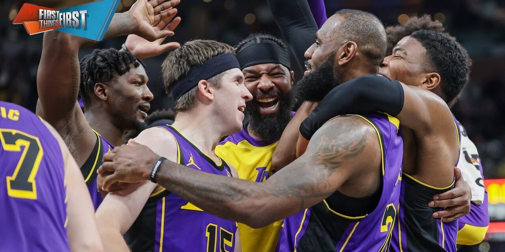 Lakers beat Pacers, How important was this buzzer-beater for LeBron? | First Things First