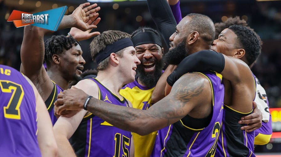 Lakers beat Pacers, How important was this buzzer-beater for LeBron? | First Things First
