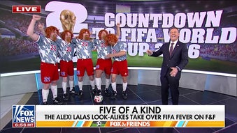 Lalas lookalikes take over 'Fox & Friends' to build World Cup fever
