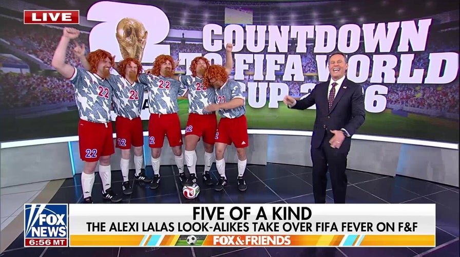 Lalas lookalikes take over 'Fox & Friends' to build World Cup fever