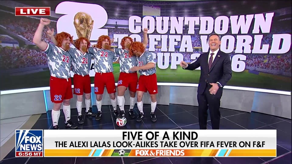 Lalas lookalikes take over 'Fox & Friends' to build World Cup fever