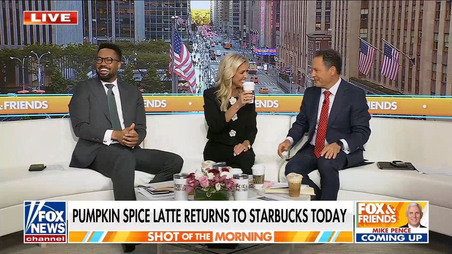 'Fox & Friends' celebrates the return of the Pumpkin Spice Latte