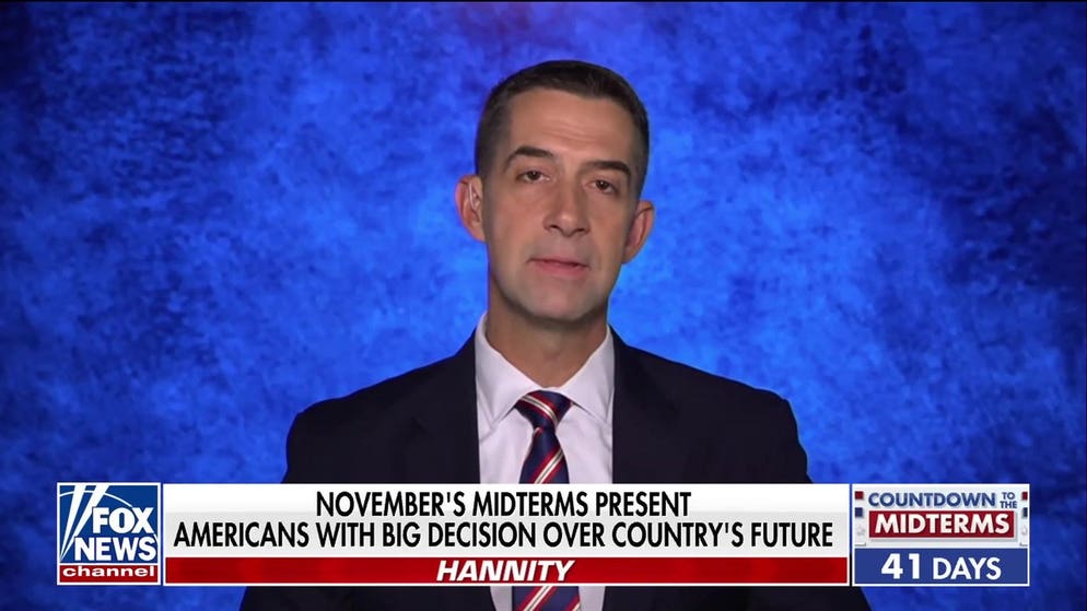 Sen Tom Cotton says his opponent wants to undercut workers in Arkansas