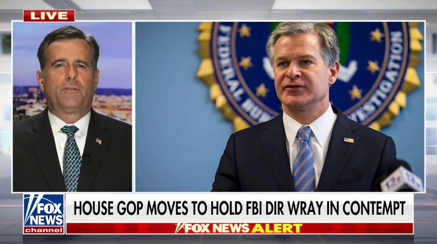 House GOP moves to hold FBI Director Wray in contempt over Biden document