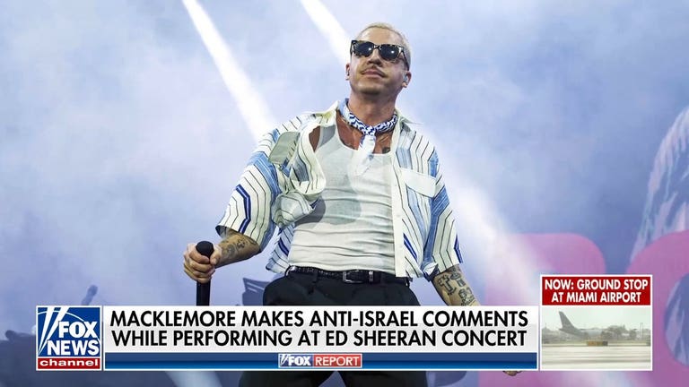 Macklemore faces backlash over anti-Israel comments at Ed Sheeran concert