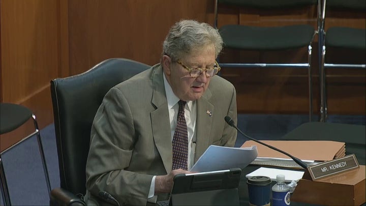 WARNING, GRAPHIC CONTENT: Sen. Kennedy reads from sexually explicit book banned by some schools