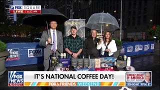 ‘Fox & Friends Weekend’ crew celebrates National Coffee Day in FOX Square - Fox News