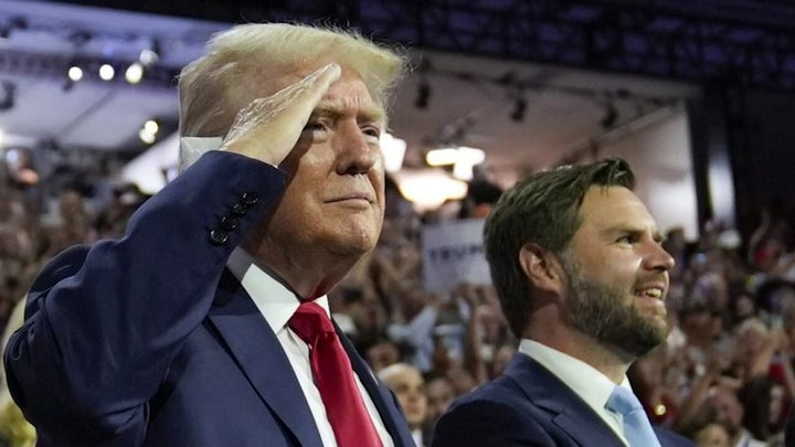 Trump tells Fox he has more surprises up his sleeve as day one of RNC wraps