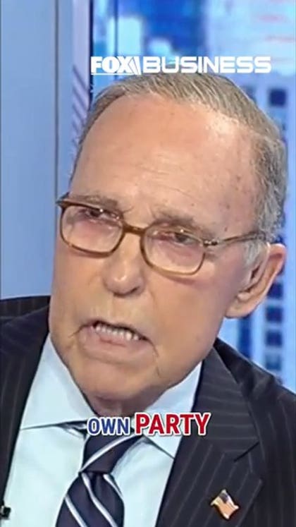 Kudlow criticizes Newsom's embrace of socialists, urges him to form his own party