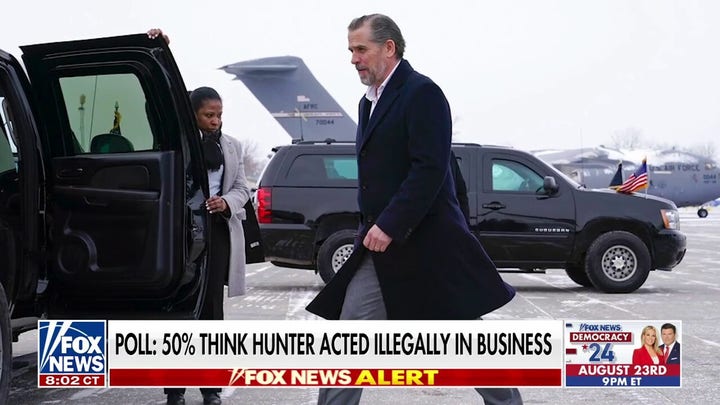 Half of registered voters think Hunter Biden acted illegally, Fox News poll indicates.