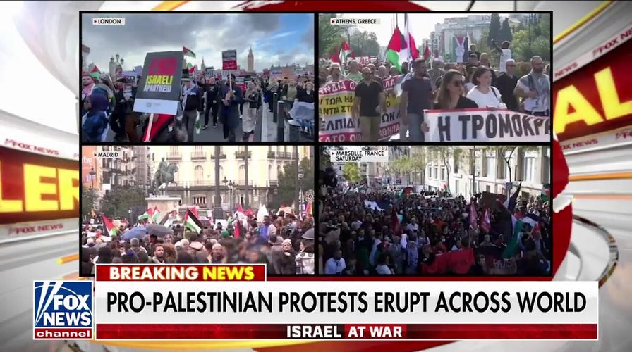 Pro-Palestinian protests break out worldwide