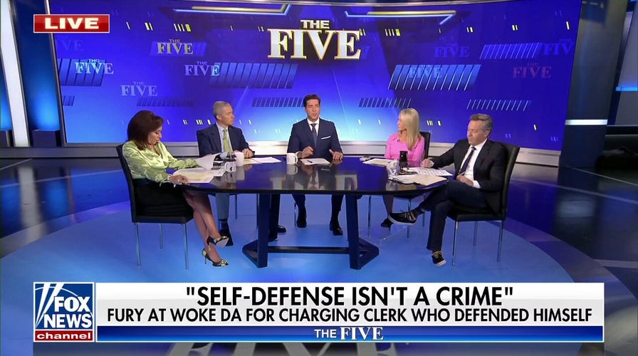 'The Five' react to NYC DA charging a store clerk with murder for self-defense