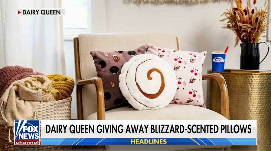 Dairy Queen creates Blizzard-scented throw pillows