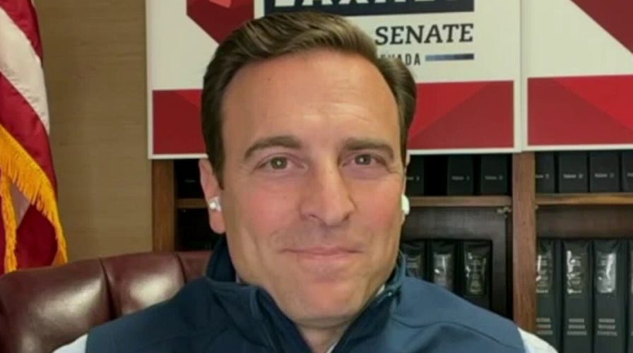 Adam Laxalt says opponent is 'running away from her record'