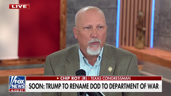 Chip Roy: 'Going back to Secretary of War, you're sending a message to the world that we're serious'